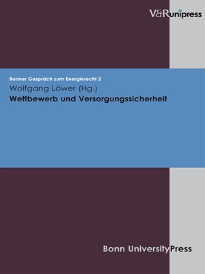 cover image of Wettbewerb und Versorgungssicherheit
